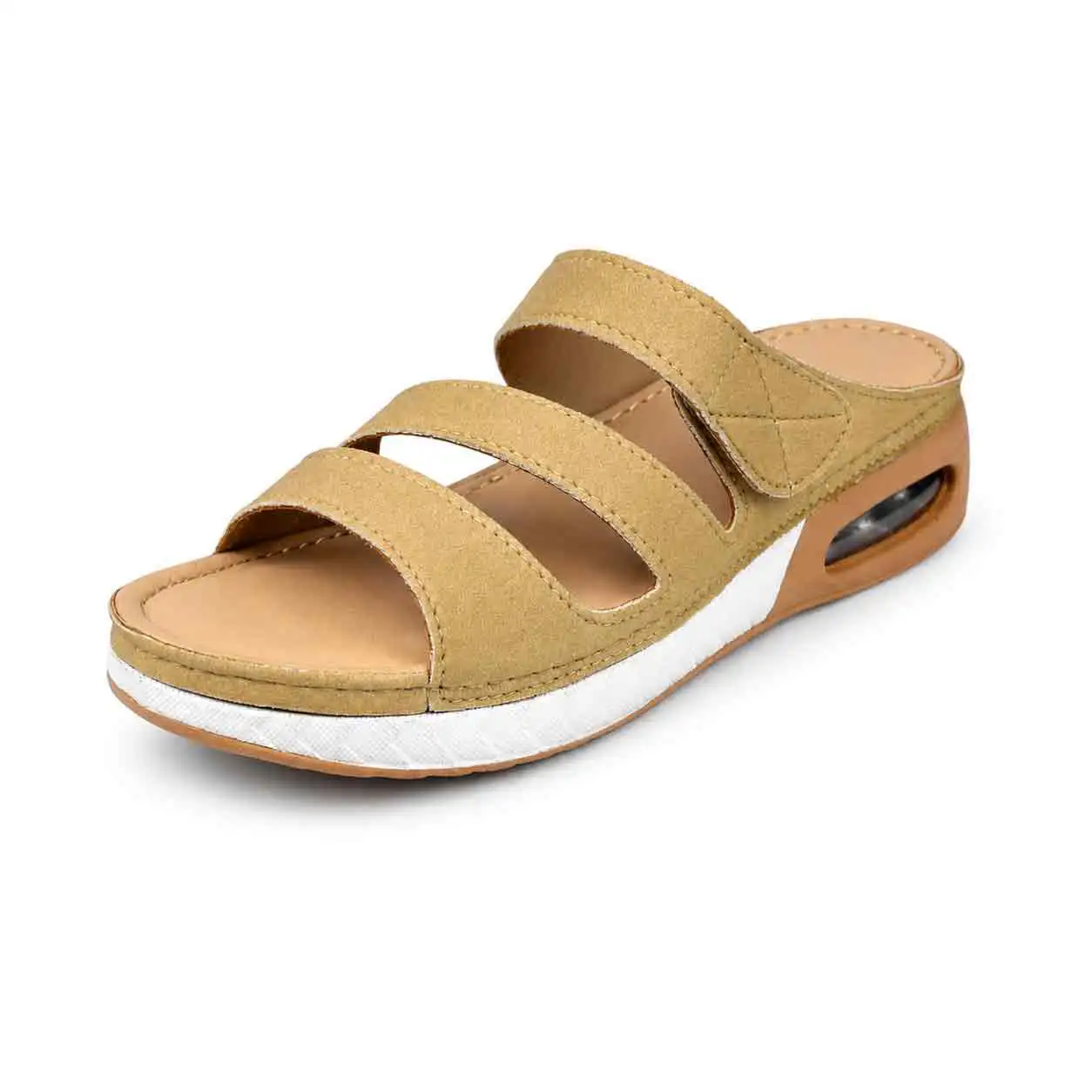 Sandale componse Confort pour femme 1011-2 beige daim